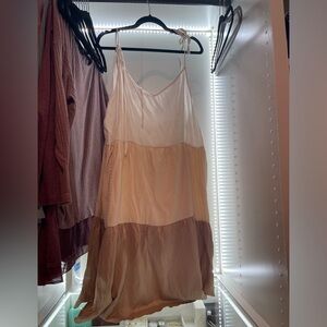 SHEIN tie shoulder dress